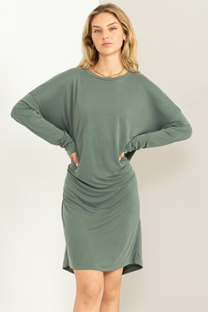 Class and Charm Oversized Midi Dress