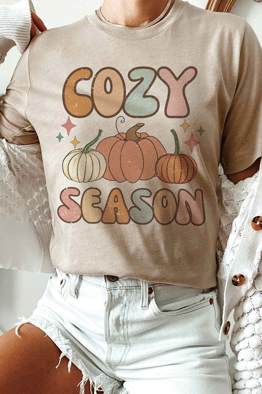 COZY SEASON PUMPKINS Graphic Tee