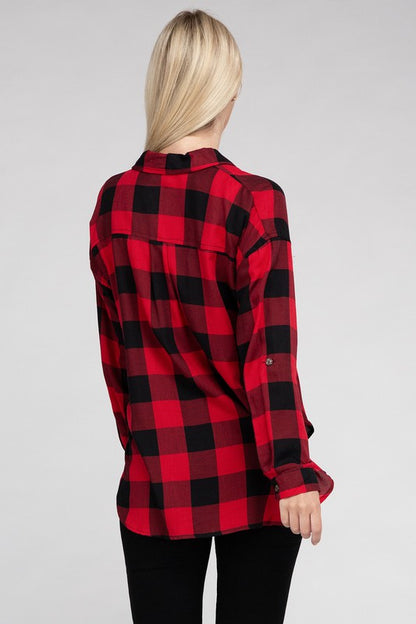 Classic Plaid Flannel Shirt