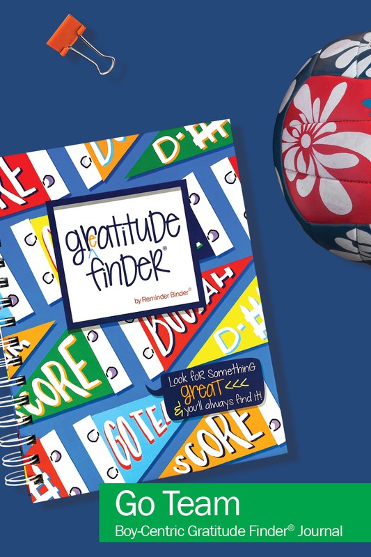 Gratitude Journal with Stickers for Boys