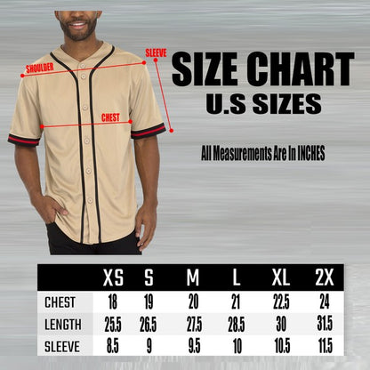 Unisex Active Sports Team Baseball Jersey