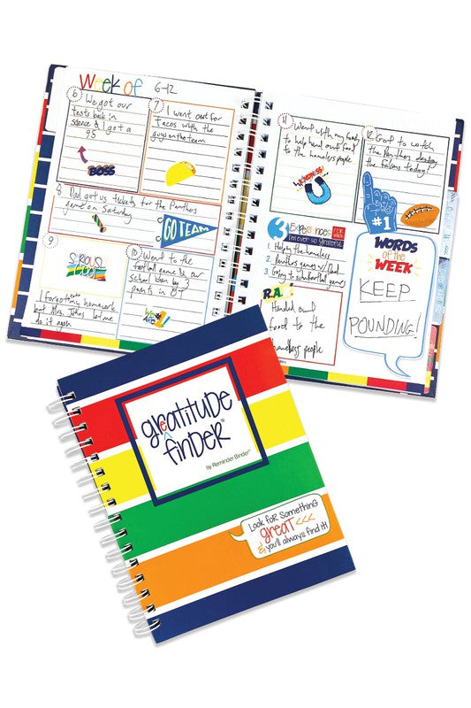 Gratitude Journal with Stickers for Boys