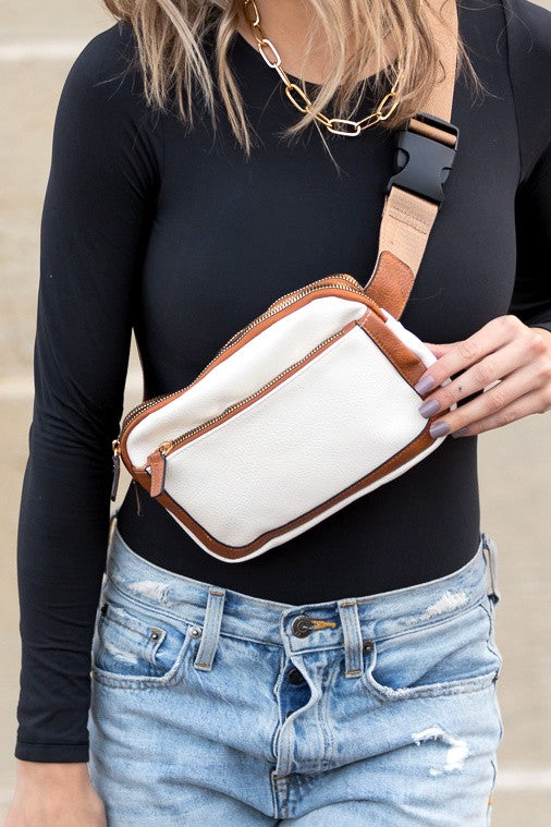 Presly Vegan Leather Everywhere Sling Belt Bag