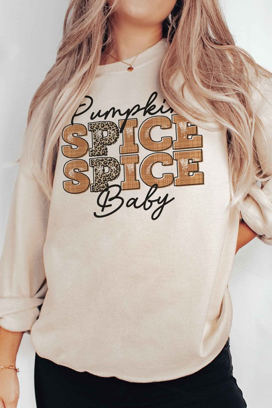 PUMPKIN SPICE SPICE BABY Graphic Sweatshirt