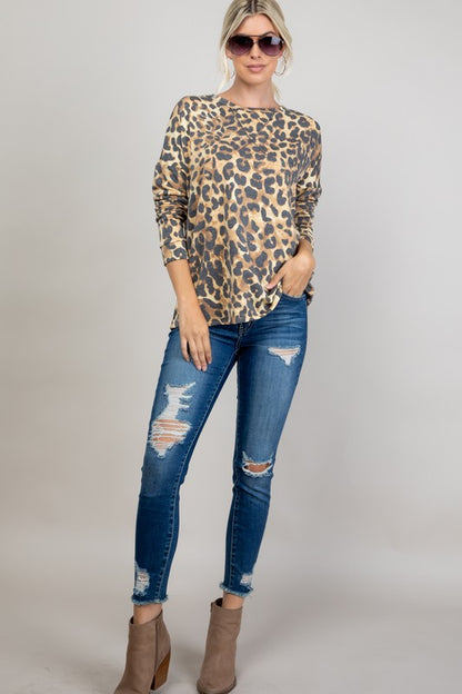 CHEETAH SWEATSHIRT