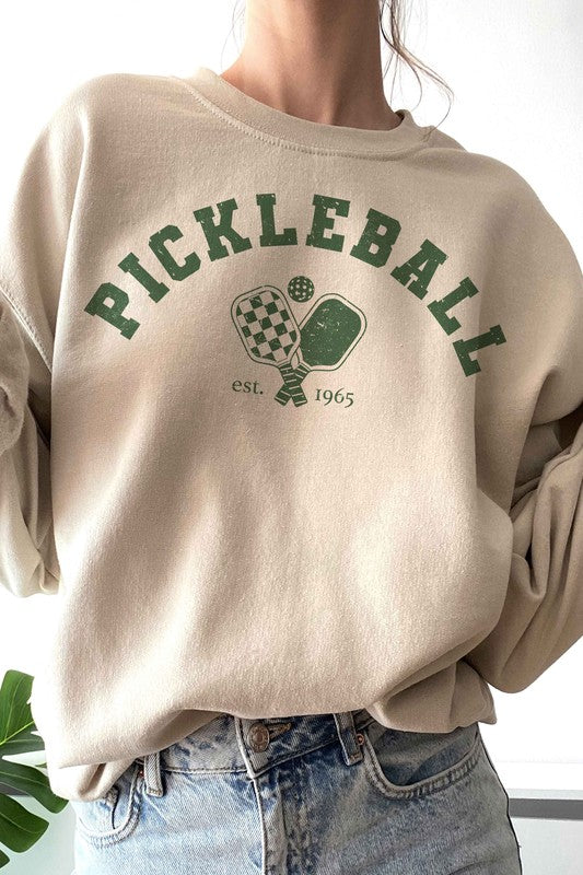 PICKLEBALL EST 1965 Graphic Sweatshirt