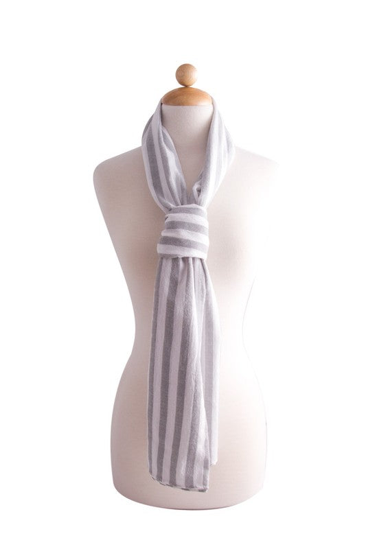 CASUAL STRIPPED SCARF