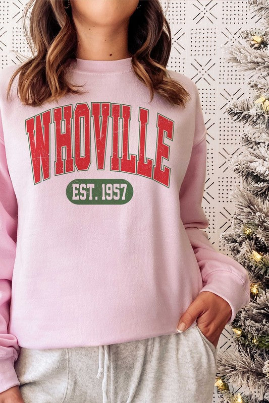 WHOVILLE EST 1967 Graphic Sweatshirt