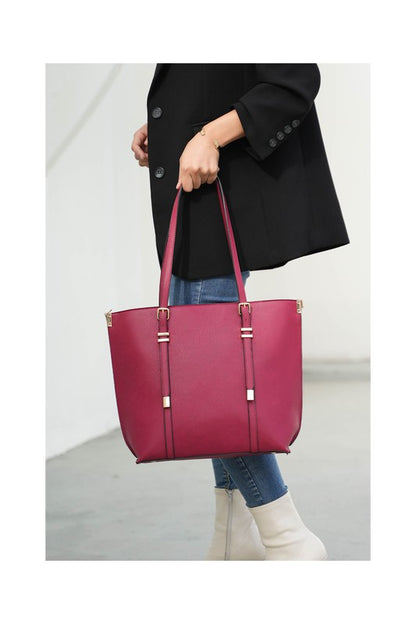 MKF Collection Emery Tote Bag with Wallet by Mia K