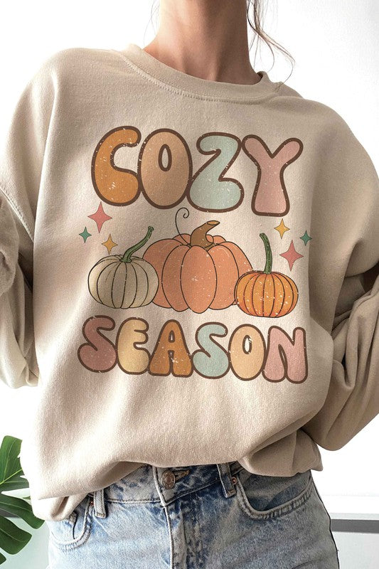 COZY SEASON PUMPKINS Graphic Sweatshirt