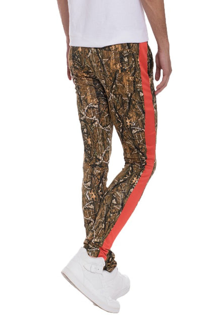 WEIV MEN'S HUNTER CAMO TRACK PANTS