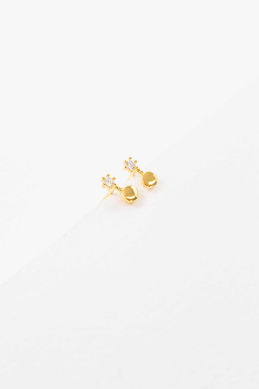 Tiny Duo Dot Earrings