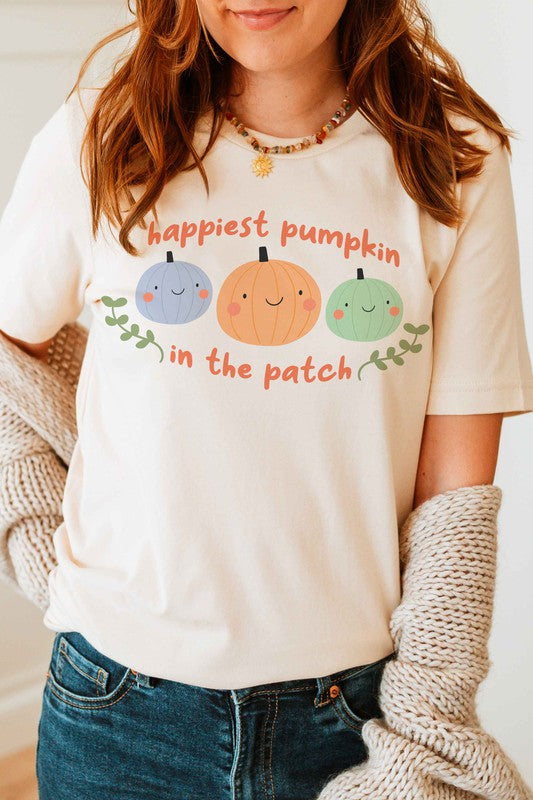 HAPPIEST PUMPKIN IN THE PATCH Graphic Tee