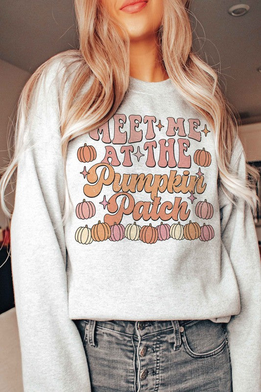 MEET ME AT THE PUMPKIN PATCH Graphic Sweatshirt