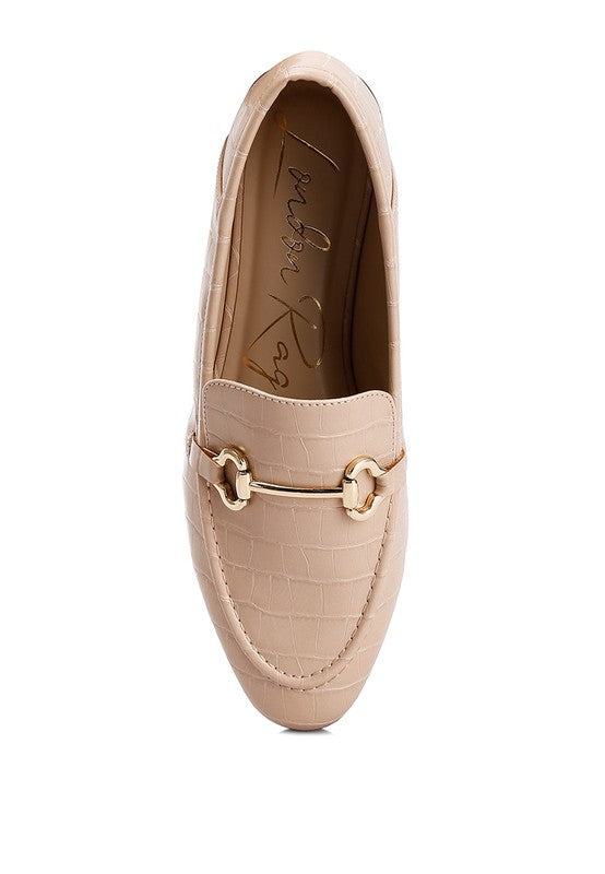 Finola Horsebit Embellished Loafers