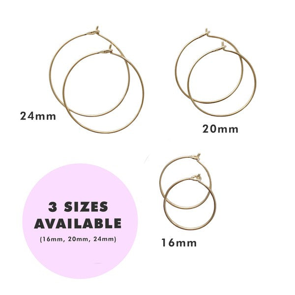 Tiny Everyday Hoops - Large