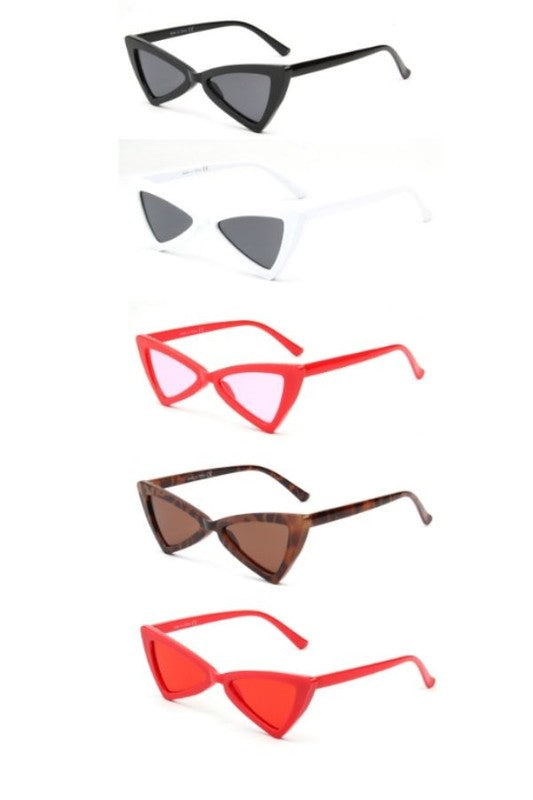 Women Triangle Cat Eye Fashion Sunglasses
