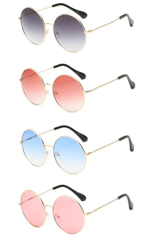 Classic Circle Round Fashion Sunglasses