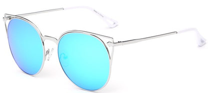 Women Round Cat Eye Fashion Sunglasses