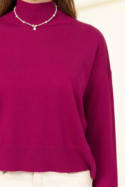 Warm Personality High-Neckline Sweater