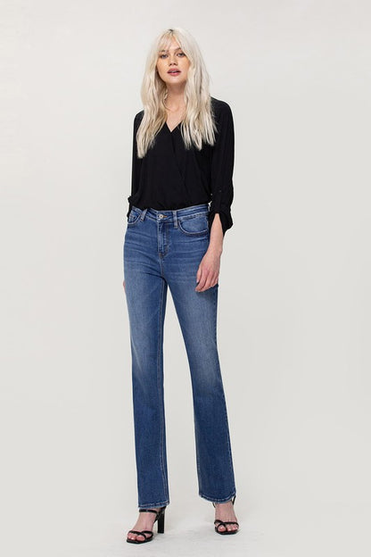 High Rise Stretch Slim Bootcut