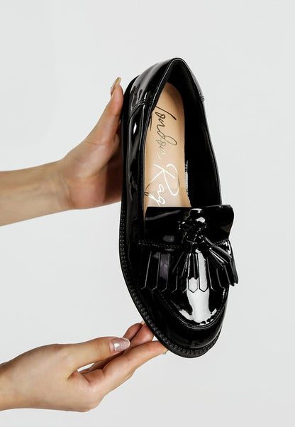 Blaneth Tassel Faux Leather Loafers