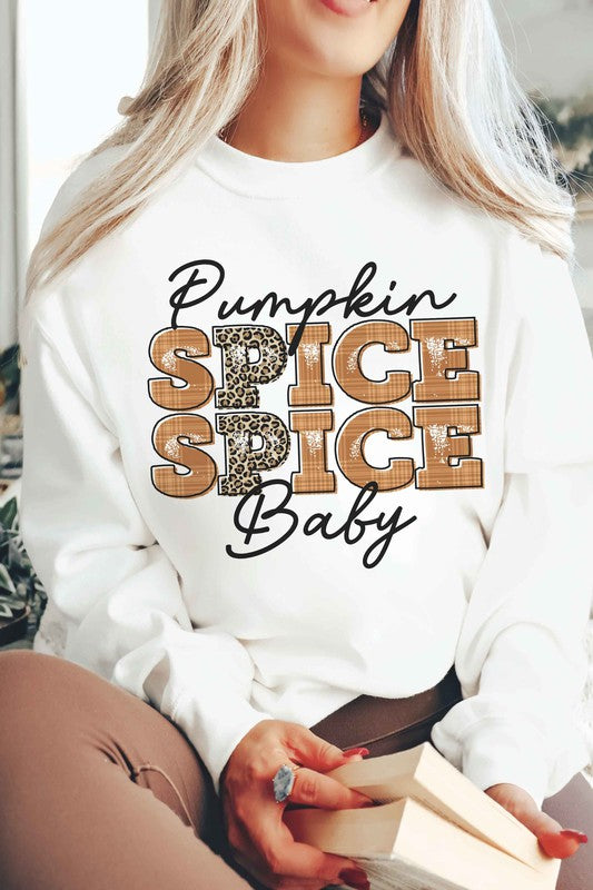 PUMPKIN SPICE SPICE BABY Graphic Sweatshirt