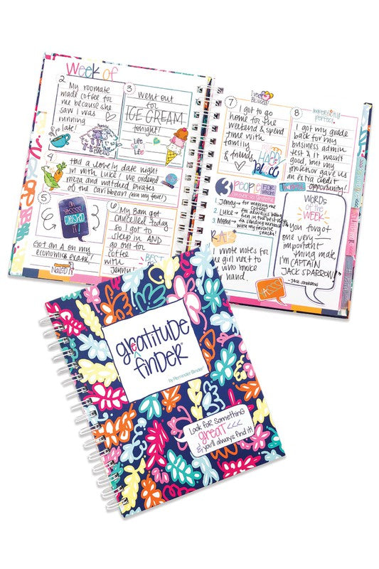 Gratitude Journal with Stickers Non-Dated 52-Week