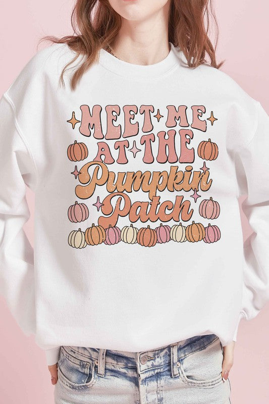 MEET ME AT THE PUMPKIN PATCH Graphic Sweatshirt