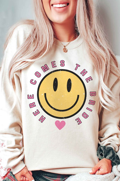 HERE COMES THE BRIDE Graphic Sweatshirt