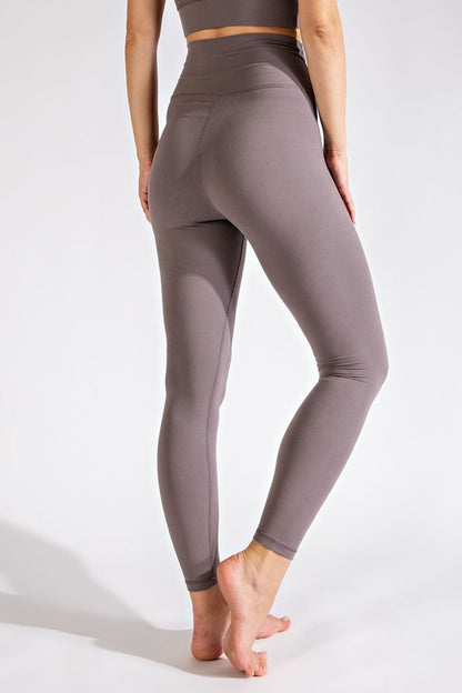 V Waist Full Length Leggings