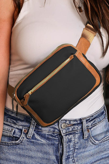 Women Mini PU Leather Crossbody Bag