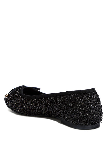 Ringo Sequin Embellished Ballet Flats