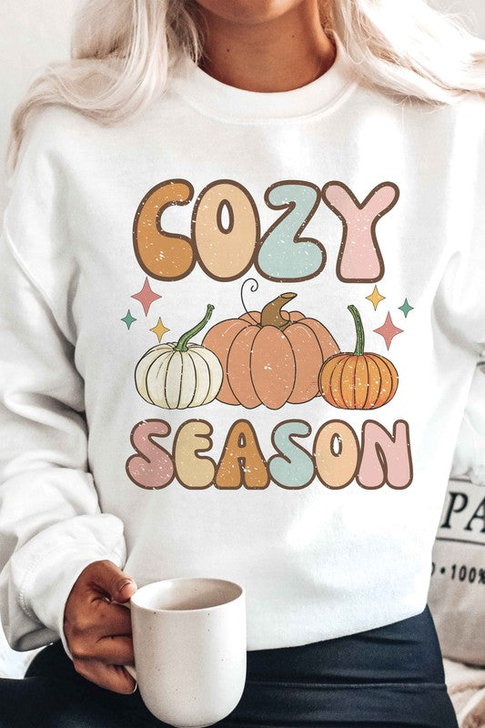 COZY SEASON PUMPKINS Graphic Sweatshirt