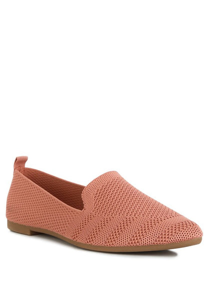 Akili Knit Textile Solid Flats