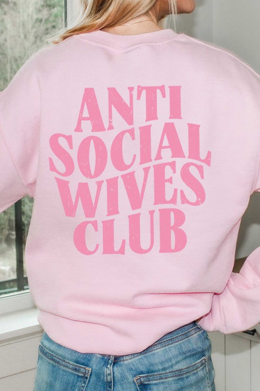 FB ANTI SOCIAL WIVES CLUB Graphic Sweatshirt