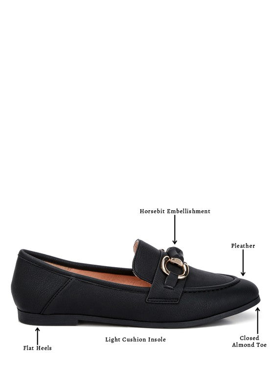 Asher Horsebit Embellished Loafers