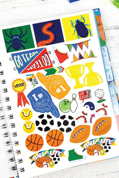 Gratitude Journal with Stickers for Boys