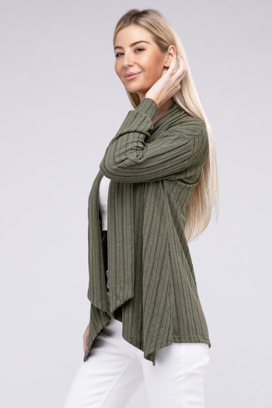 Long Sleeve Open Front Cardigan