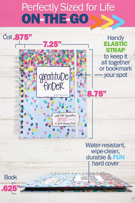 Gratitude Journal with Stickers Non-Dated 52-Week