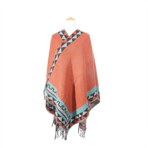 VINTAGE TRIBAL PONCHO