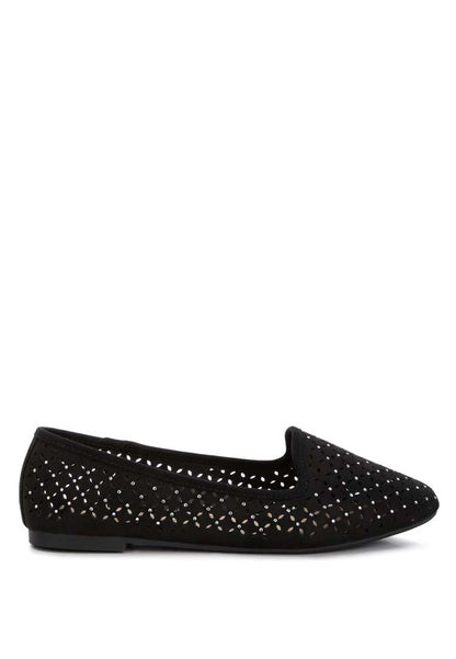 Gordon Perforated Ballerinas