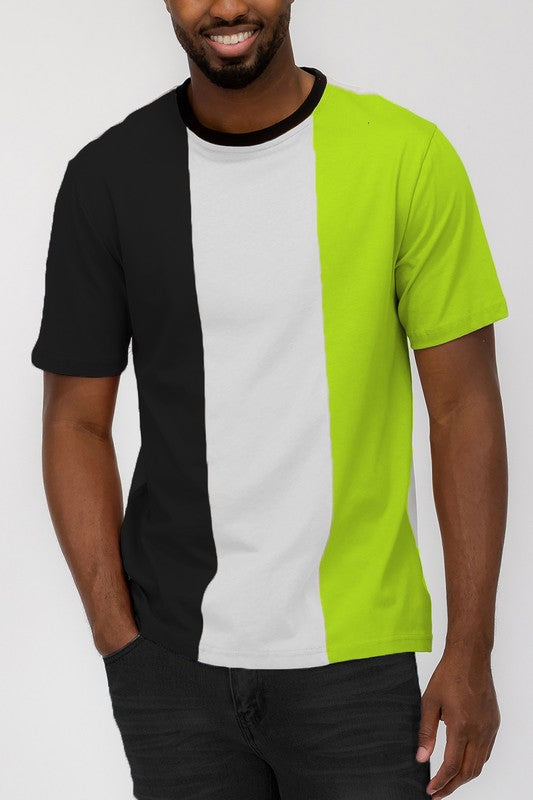 Weiv Mens Color Block T Shirt