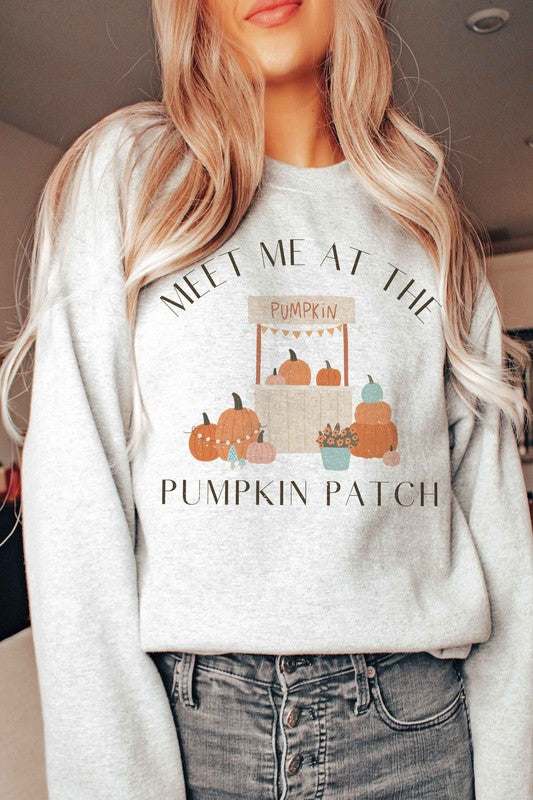 MEET ME AT THE PUMPKIN PATCH Graphic Sweatshirt