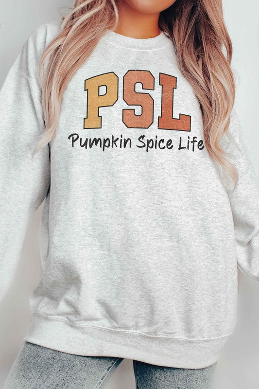 PSL PUMPKIN SPICE LIFE Graphic Sweatshirt