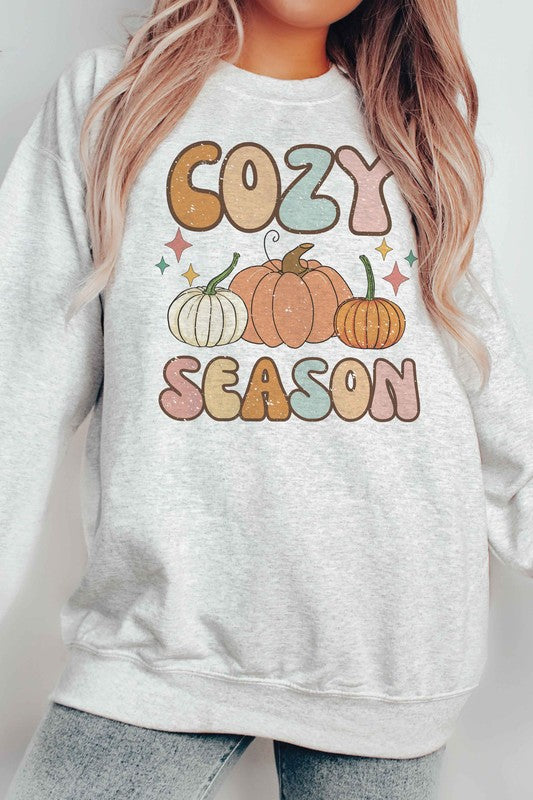 COZY SEASON PUMPKINS Graphic Sweatshirt