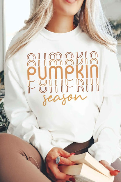 PUMPKIN SEASON Graphic Sweatshirt