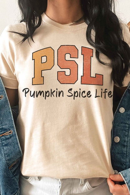 PSL PUMPKIN SPICE LIFE Graphic Tee