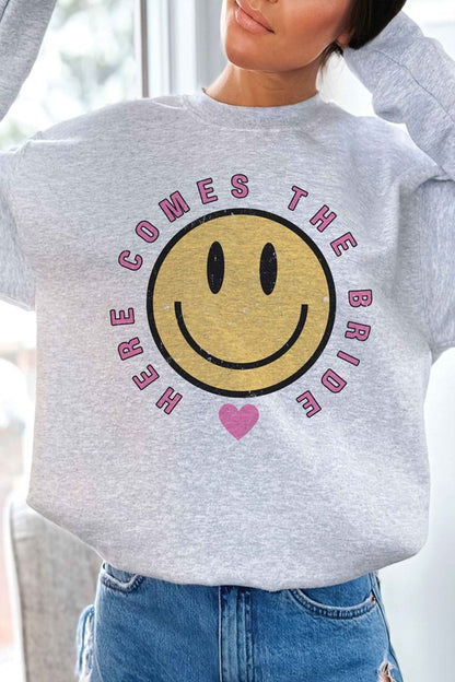 HERE COMES THE BRIDE Graphic Sweatshirt