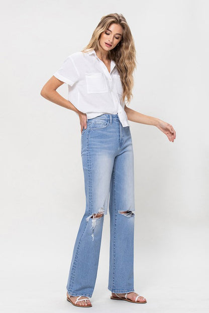 High Rise Vintage Flare Jeans